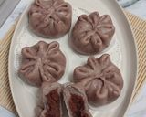 Foto langkah ke 5 dari resep Bakpao Ubi Ungu (isi kacang merah - No Mixer).