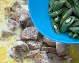 Foto langkah ke 3 dari resep Gulai Tempe Buncis Ayam Giling.