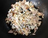 A picture of step 4 of Soya Baingan Bharta.