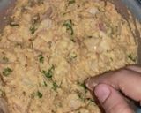 A picture of step 4 of Daal K Pakorhay.