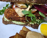Foto del paso 12 de la receta: Hamburguesa de pollo