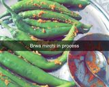 A picture of step 5 of Mirchi ke pakorey/Fritters🌶.
