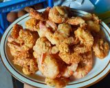 Foto langkah ke 8 dari resep Udang Goreng Tepung.