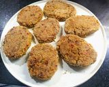 Foto del paso 6 de la receta: Hamburguesas de arroz con vegetales rellenas