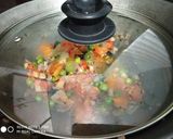 A picture of step 5 of Quinoa upma.