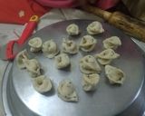 A picture of step 2 of Special recipe of namkeen samosa swirl papdi.