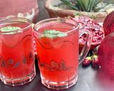 A picture of step 4 of Pomegranate tea.