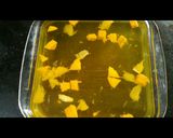 A picture of step 7 of Agar Agar pudding.