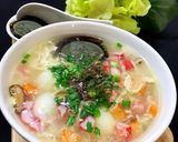 Hình bước làm 3 của món Súp Gà Thanh Cua
