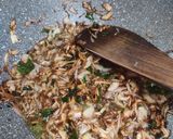 A picture of step 3 of Gatte ki sabzi.