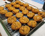 Φωτογραφία βήματος 8 της συνταγής Salted chocolate chunk cookies - μπισκότα με κομματάκια σοκολάτας