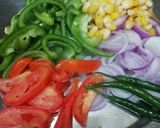 A picture of step 3 of Mix Veg Noodles.