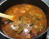 Une image de l'étape 15 de Soupe de pommes de terre et courgettes à la tomate.