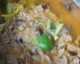 A picture of step 10 of Mushroom pulao.