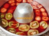 تورتة الجيلي بالفراولة والكيوي