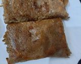 A picture of step 10 of Water chestnut and buckwheat flour Spring Roll.