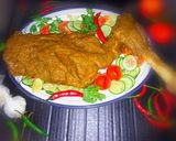 A picture of step 10 of Mutton leg steam roast.