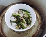 Hình bước làm 2 của món Óc heo chưng cách thuỷ