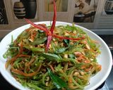 Hình bước làm 6 của món Gỏi mướp nhật