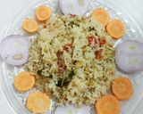 A picture of step 4 of Fenugreek seeds khichdi.