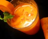 A picture of step 3 of Carrot juice.