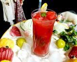 A picture of step 6 of Watermelon- Mint Lemon Mocktail.