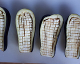 Foto del paso 1 de la receta: 109. Berenjenas rellenas de jamón york