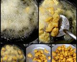 A picture of step 1 of Spicy tangy chicken 65.