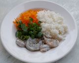 Foto langkah ke 1 dari resep Mpasi 6+ Udang Nasi Wortel.