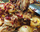 Gambar langkah 4 resipi Ayam Goreng Cili Kering.
