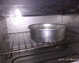 A picture of step 14 of Chhena poda.