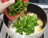 A picture of step 5 of Spinach Rice 🥬🥬.