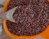 Foto del paso 1 de la receta: Pancitos saludables de lino 🌱 sin harina 🌱 en microondas