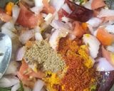 A picture of step 5 of Paneer bhurji.