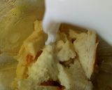 Foto langkah ke 2 dari resep Chesse cake pandan roti kukus.
