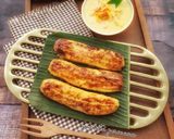 Foto langkah ke 3 dari resep Pisang Penyet saus Durian.