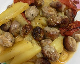 Foto del paso 4 de la receta: Patatas al horno con butifarras y cerveza