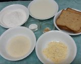 A picture of step 1 of Instant bread dosa.
