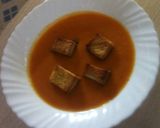 A picture of step 12 of Cream of tomato Soup with croutones.