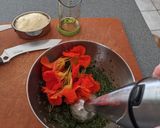 A picture of step 6 of Nasturtium Pesto.
