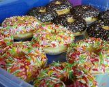 Foto langkah ke 10 dari resep Donat Kampoeng Eggless Empuk (simple banget + irit banyak).