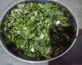 A picture of step 2 of Methi Paratha.