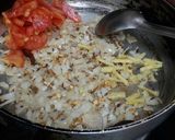 A picture of step 3 of Spinach mix dal.