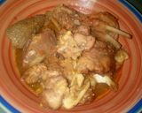 A picture of step 3 of Beef pepper soup.