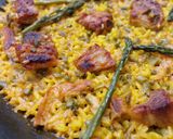 Foto del paso 13 de la receta Arroz de ibéricos y espárragos