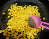 A picture of step 2 of Cheese butter corn.