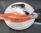 Foto del paso 1 de la receta: Aperitivo de salmón de aprovechamiento