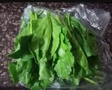 A picture of step 1 of Ground rice Spinach chakli.