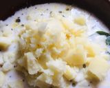 A picture of step 1 of Coconut milk tapioca.