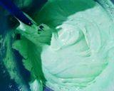 Foto langkah ke 5 dari resep Brownis kukus pandan (takaran sendok).